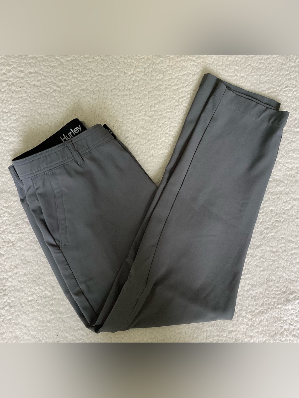 Hurley Phantom Gray Performance Pants Men’s 32x29 Golf Travel Stretch